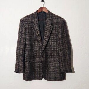 Lubiam Men's Virgin Wool Sports Coat Blazer Size 50R